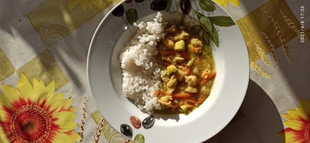 Thajské kura s kokosovým mliekom (fotorecept) - obrázok 4