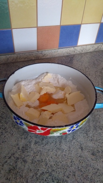 Jablkový koláč s pudingom (fotorecept) - obrázok 2