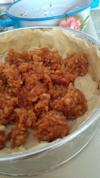 Jablkový koláč s pudingom (fotorecept) - obrázok 5