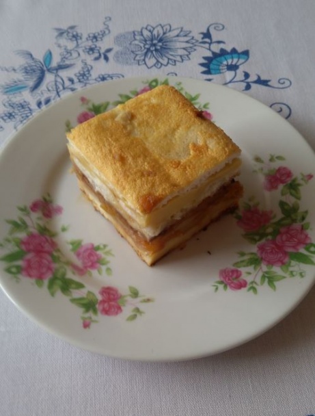 Jablková žemľovka z rožkov alebo zo sendviča (fotorecept) - obrázok 5