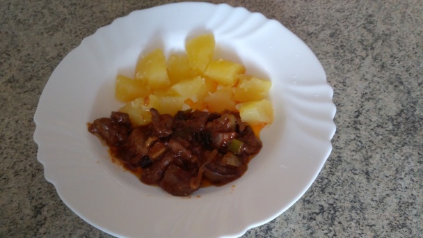 Kuracia pečeň na cibuľke (fotorecept) - obrázok 3