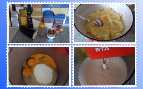 Hrnčekový koláč s cuketou (fotorecept) - obrázok 1