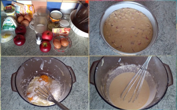 Tvarohovo-jablkový koláč (fotorecept) - obrázok 1