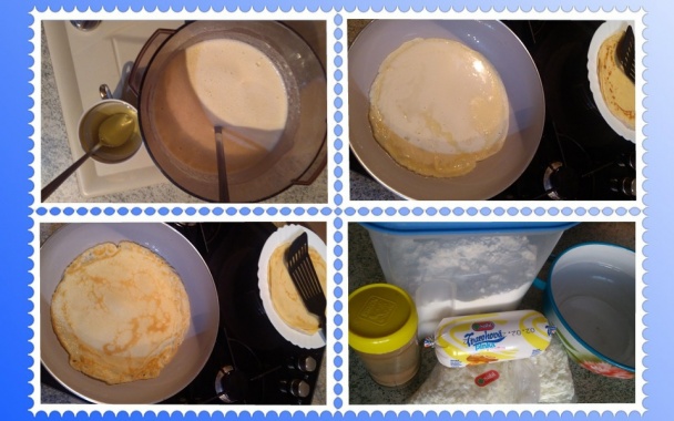 Palacinky plnené tvarohovou plnkou i marhuľovým džemom (fotorecept) - obrázok 3