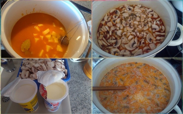 Šampiňónová polievka (fotorecept) - obrázok 2