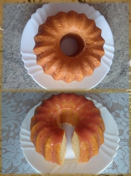 Jablková bábovka s jablkovou polevou - obrázok 4