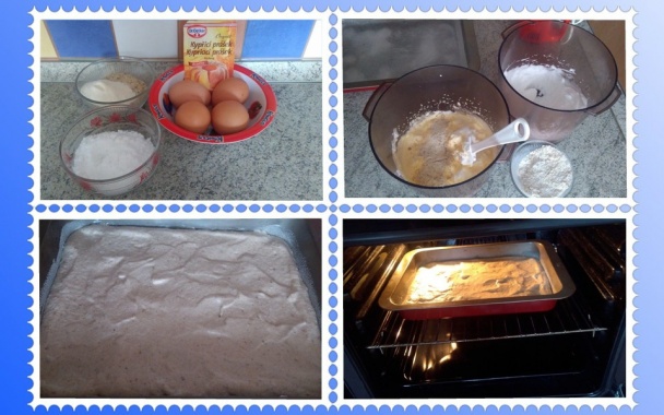 Orechovo-čokoládové rezy (fotorecept) - obrázok 1