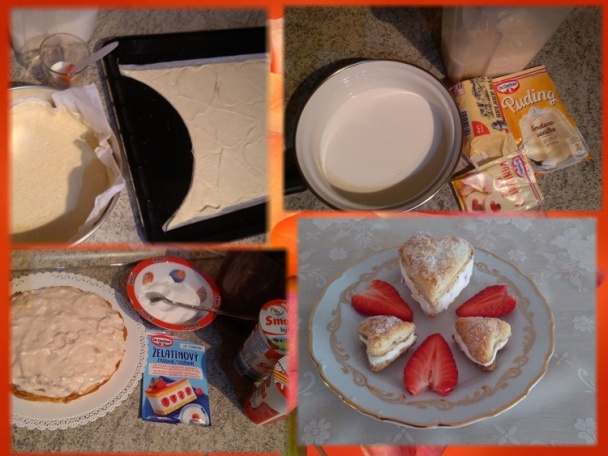 Torta krémeš s jahodami (fotorecept) - obrázok 4