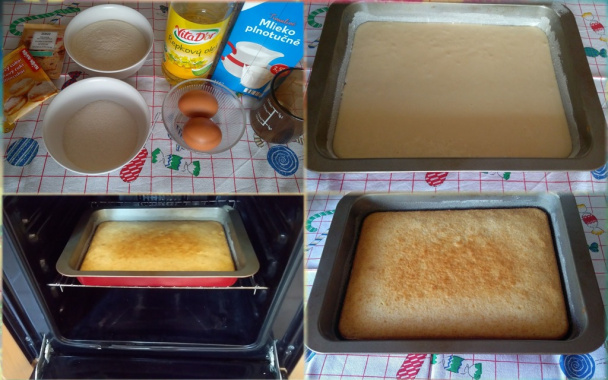 Jablkové šľahačkové rezy (fotorecept) - obrázok 2