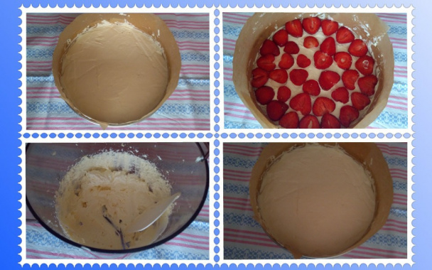 Jahodová krémová želé torta (fotorecept) - obrázok 7