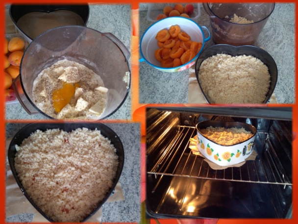 Sypaný pudingový koláč s marhuľami (fotorecept)  - obrázok 6
