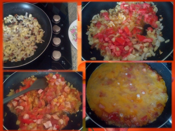 Praženica s čerstvou zeleninou a klobásou  - obrázok 4