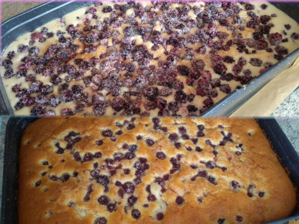 Černicový koláč na lyžice (fotorecept) - obrázok 4