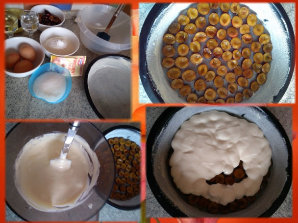 Obrátený slivkový koláč (fotorecept) - obrázok 2