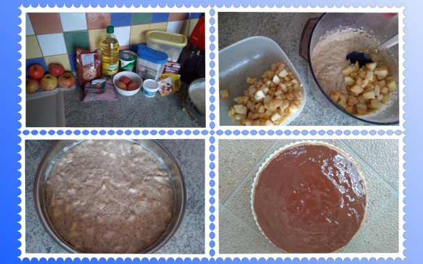 Jablkový koláč s vôňou perníka (fotorecept) - obrázok 5