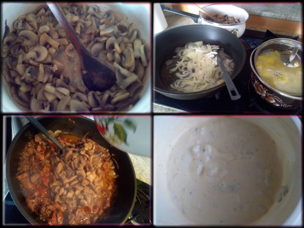 Kuracia pečeň s čerstvými šampiňónmi (fotorecept) - obrázok 2