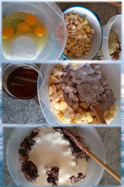 Hrnčekový jablčník pod bielou čokopolevou (fotorecept) - obrázok 2