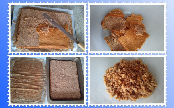 Šľahačkové orechovo-jablkové rezy (fotorecept) - obrázok 5