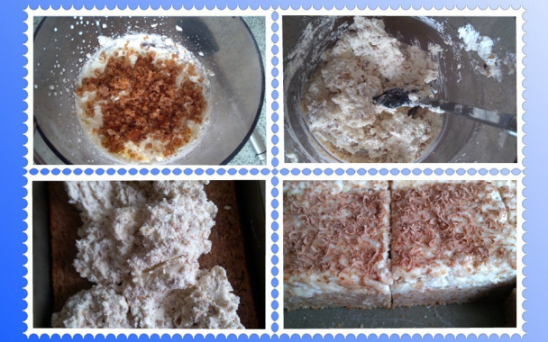 Šľahačkové orechovo-jablkové rezy (fotorecept) - obrázok 6