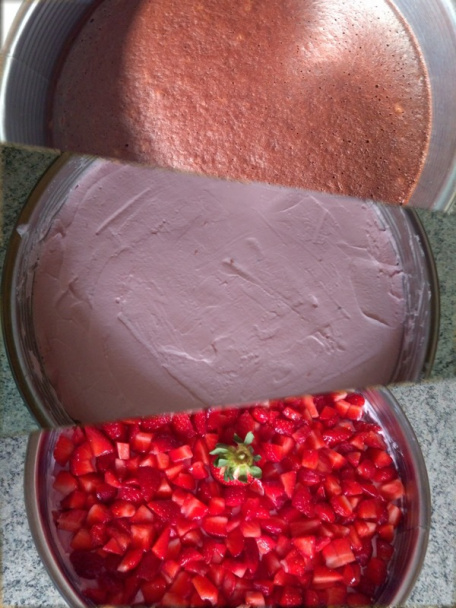 Jahodová brownie torta (fotorecept) - obrázok 3