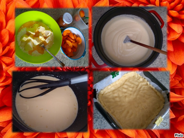 Marhuľové kocky na krehkom ceste s krupicovým krémom (fotorecept) - obrázok 3