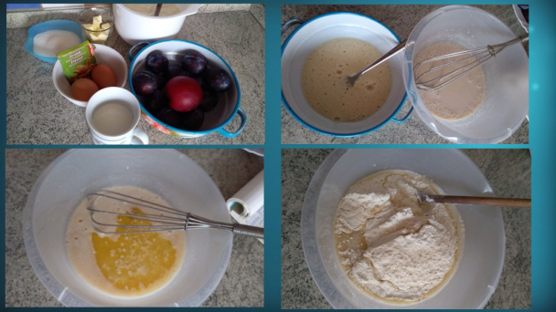 Rýchly slivkový koláč z jednoduchého drožďového cesta (fotorecept) - obrázok 2