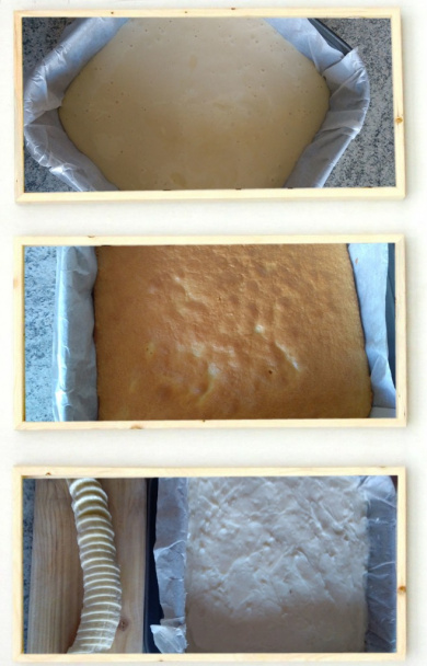 Banánová pudingová torta s pomarančovo-karamelovým želé (fotorecept) - obrázok 5