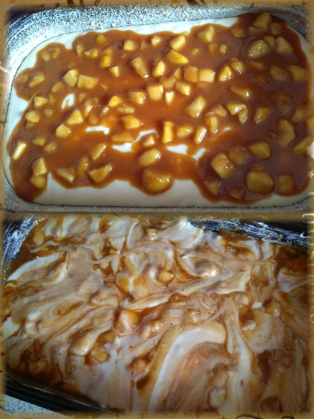 Fajnový koláč s karamelizovanými jablkami (fotorecept) - obrázok 4