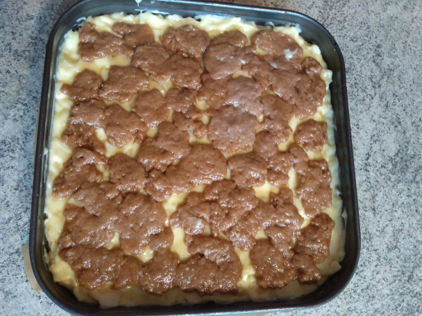 Krehký jablkový pudingový zákusok - obrázok 5