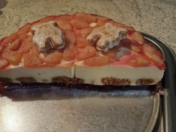 Nepečený perníkový želé dezert s hruškami  - obrázok 4