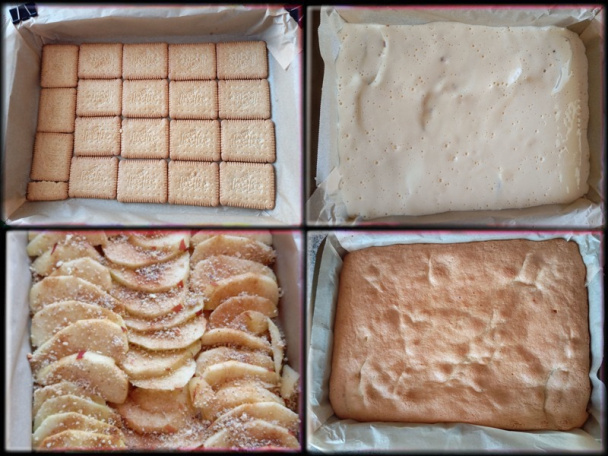 Jablčník so sušienkami (fotorecept) - obrázok 2