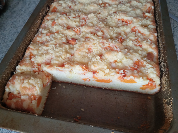 Cuketový koláč s marhuľami a mrveničkou (fotorecept) - obrázok 8