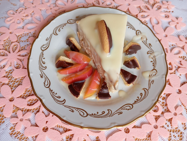 Jaffa torta s čokoganážou bez pečenia (fotorecept) - obrázok 1