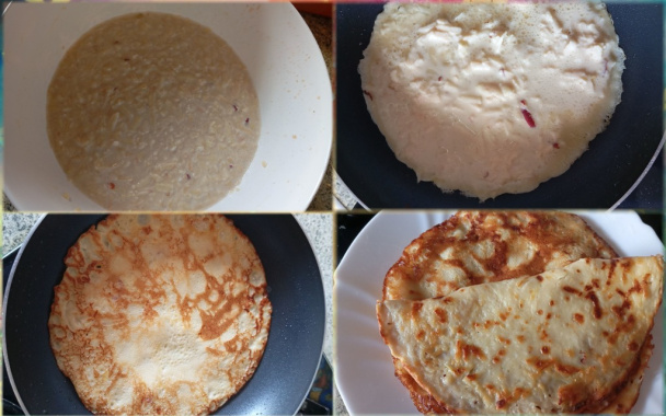 Jablkové lyžicové palacinky (fotorecept) - obrázok 3