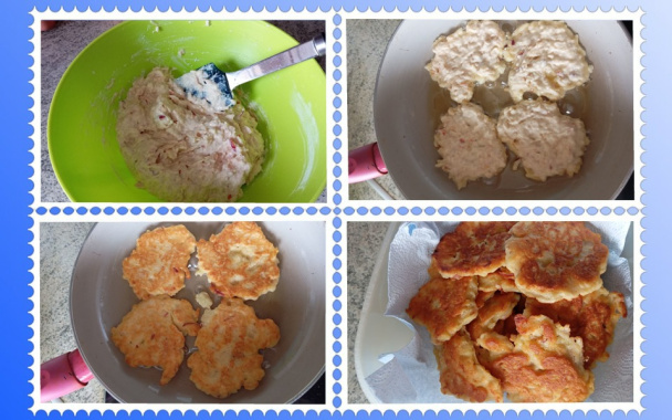 Jablkové jogurtové placky (fotorecept) - obrázok 3