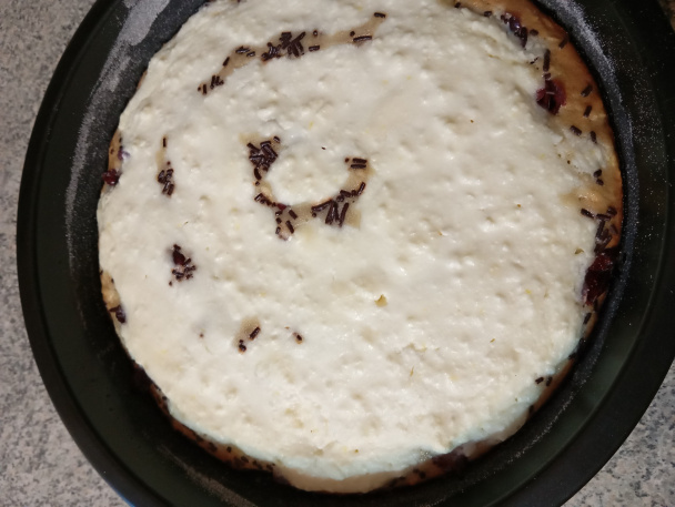 Jablčník s tvarohom  - obrázok 5