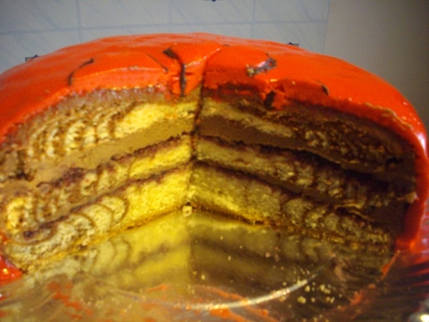 Mramorová torta - obrázok 1