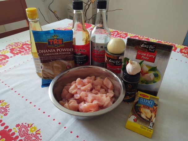 Kuracie na zelenom karí (fotorecept) - obrázok 1