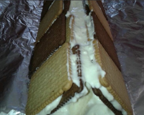 Strecha z BeBe keksov (fotorecept) - obrázok 5