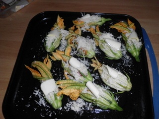 Plnené cuketové kvety - obrázok 3