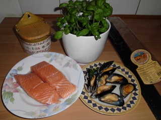 Losos s bazalkovou omáčkou (Salmone al basilico) - obrázok 1