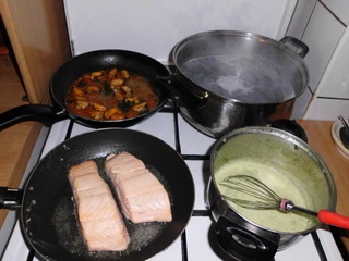 Losos s bazalkovou omáčkou (Salmone al basilico) - obrázok 2