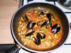 Spaghetti alle cozze - Spaghetti so slávkami (fotorecept) - obrázok 1