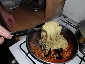 Spaghetti alle cozze - Spaghetti so slávkami (fotorecept) - obrázok 3