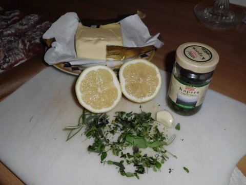 Bravčové medailóniky s kaparami (fotorecept) - obrázok 1