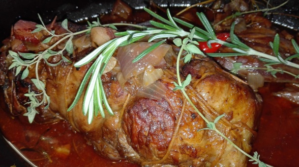 Jahňacie pliecko s rozmarínom, tymianom a červenou cibuľou (fotorecept) - obrázok 6