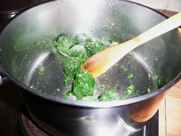 Kuracie soté v špenátovej omáčke (fotorecept) - obrázok 1