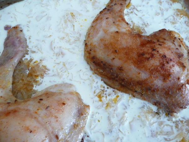 Kuracie stehná na kyslej kapuste (fotorecept) - obrázok 4