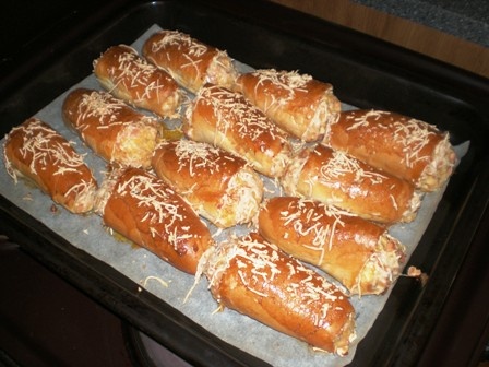 Zapekané plnené rožky (fotorecept) - obrázok 12