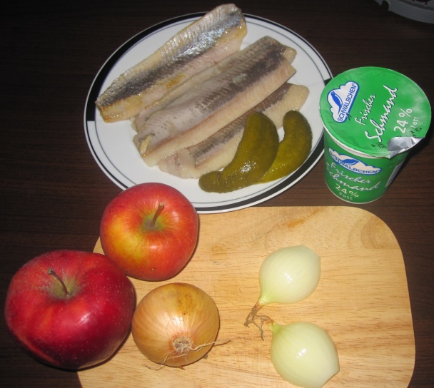 Šalát z Matjesov - Heringssalat - obrázok 1